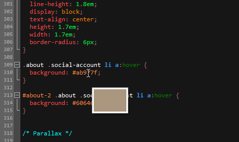 Changement de couleur CSS facile