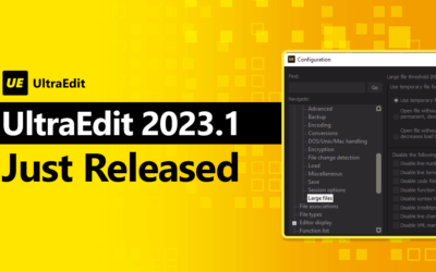 UltraEdit 2023.1 release blog