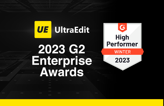 G2 Enterprise Awards: UltraEdit 2022