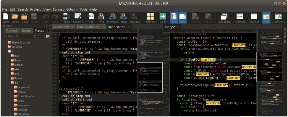 UltraEdit - editors for linux