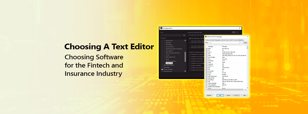 Choosing Your Software: Text Editor for Finance, Banking, and Insurance