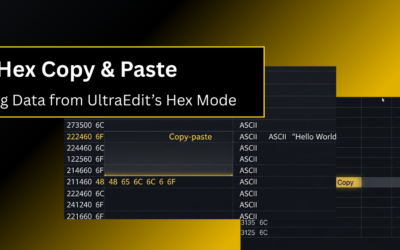 Hex Copy & Paste: Extracting Data from UltraEdit’s Hex Mode